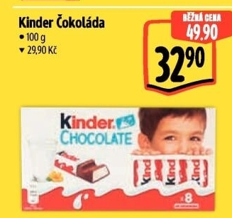 Čokoládky Kinder