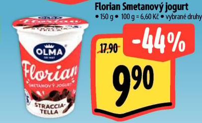 Jogurt smetanový Florian Olma