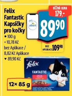 Kapsičky pro kočky Fantastic Felix Purina