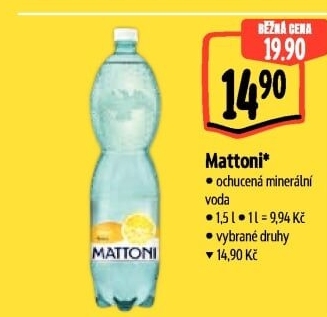 Ochucená voda Mattoni