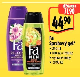 Sprchový gel Fa