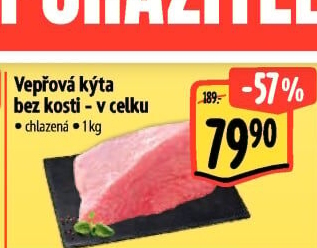 Vepřová kýta bez kosti