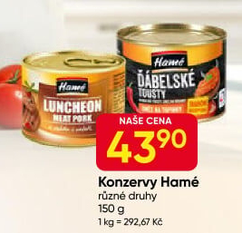 Konzervy Hamé