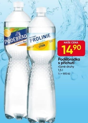 Ochucená voda Poděbradka
