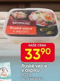 Ruské vejcev aspiku Varmuža