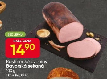 Sekaná bavorskáKostelecké uzeniny