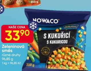 Zeleninová směs mražená Nowaco