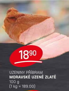 Moravské uzené zlatéPříbramská uzenina