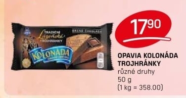 Oplatky trojhránky Kolonáda Opavia