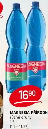 Přírodní voda Magnesia