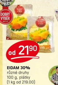 Sýr Eidam 30% Dobrý Výběr