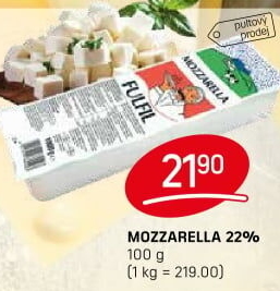 Sýr Mozzarella cihla Fulfil