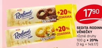 Věnečky Rodinné Sedita