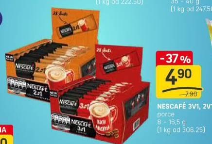Instantní káva porcovaná 3v1 Nescafé