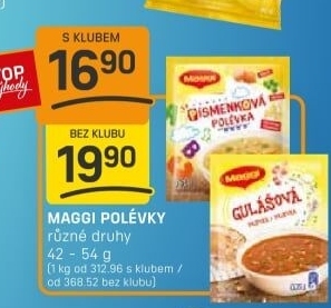 Instantní polévky Maggi