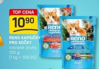 Kapsičky pro kočky Reno