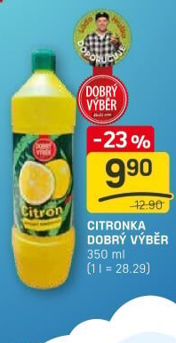 Koncentrát Citronka Dobrý Výběr