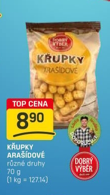 Křupky arašídové Dobrý Výběr