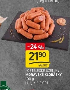 Moravské klobásy Kostelecké uzeniny