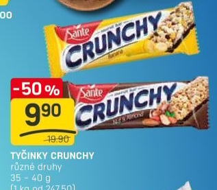 Müsli tyčinka Crunchy Sante