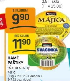 Paštiky Hamé