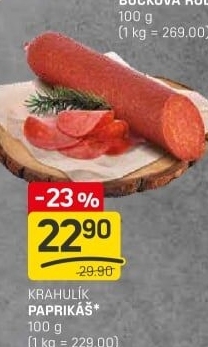 Salám Paprikáš Krahulík