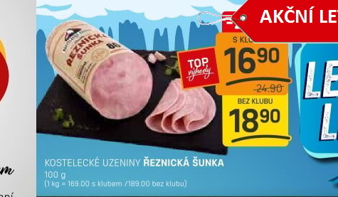 Šunka Řeznická výběrová Kostelecké uzeniny