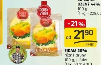 Sýr Eidam 30% Dobrý Výběr