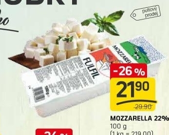 Sýr Mozzarella cihla