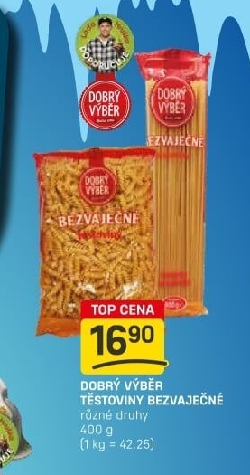 Těstoviny bezvaječné Dobrý Výběr