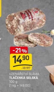 Tlačenka selská Sláma