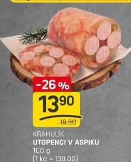 Utopenci v aspiku Krahulík