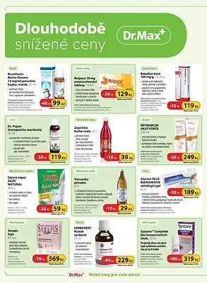 akční leták Dr. Max 1.1.2026-31.1.2026