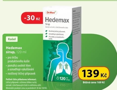 Sirup proti kašli Hedemax Dr.Max