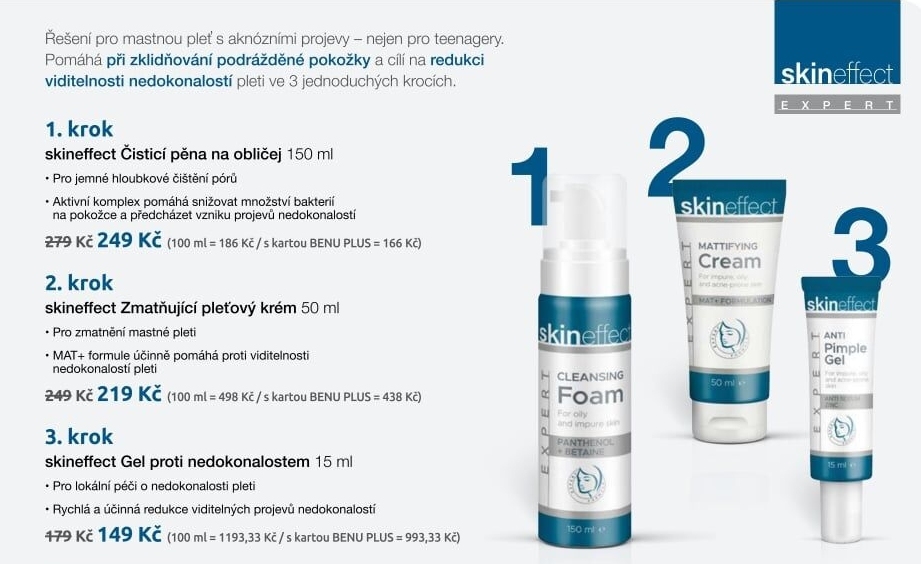 Gel proti akné Skineffect