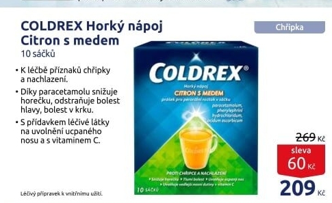 Horký nápoj Coldrex
