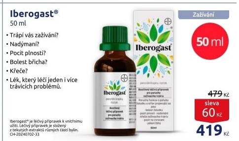 Kapky na zažívání Iberogast Bayer