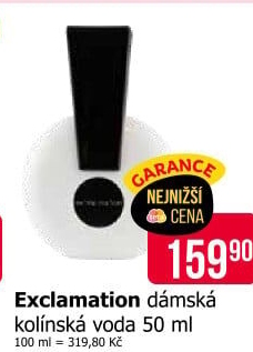 Dámská kolínská voda Exclamation