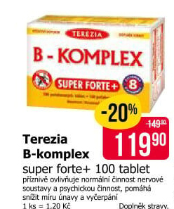 Doplněk stravy B-komplex super forte + Terezia