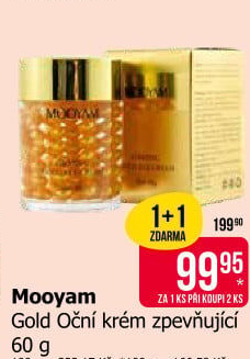 Oční krém zpevňující Gold Mooyam