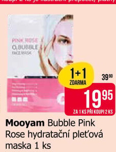 Pleťová maska Mooyam