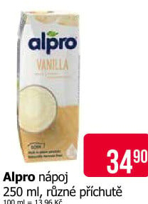 Rostlinné nápoje Alpro