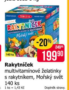 Vitamíny pro děti Rakytníček Terezia