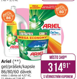 Prací kapsle Ariel