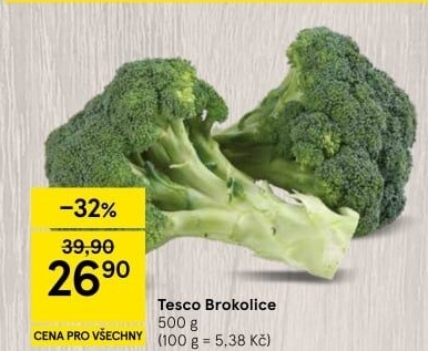 Brokolice Tesco