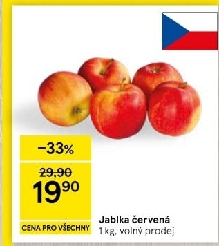Jablka červená