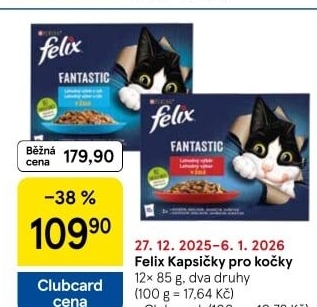 Kapsičky pro kočky Felix Purina