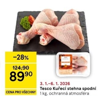 Kuřecí stehna Tesco