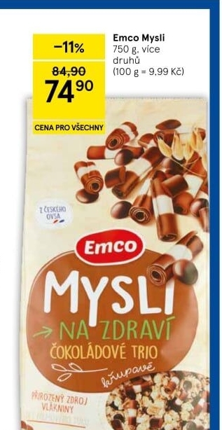 Müsli Mysli na zdraví Emco