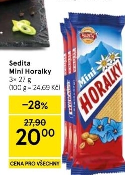 Oplatky Horalky Sedita
